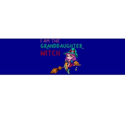 I Am The Granddaughter Witch Great Gift Bumper Sticker