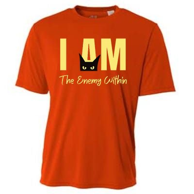 I Am The Enemy Within Kamala Harris Walz 2024 Merch Commala Cooling Performance Crew T-Shirt