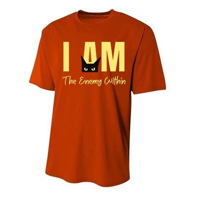 I Am The Enemy Within Kamala Harris Walz 2024 Merch Commala Performance Sprint T-Shirt