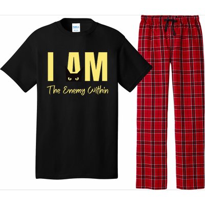 I Am The Enemy Within Kamala Harris Walz 2024 Merch Commala Pajama Set