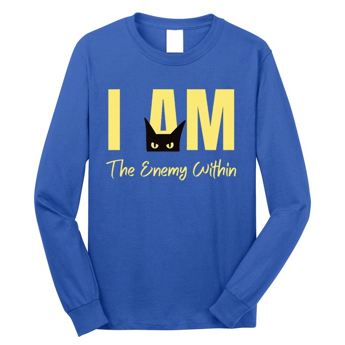 I Am The Enemy Within Kamala Harris Walz 2024 Merch Commala Long Sleeve Shirt