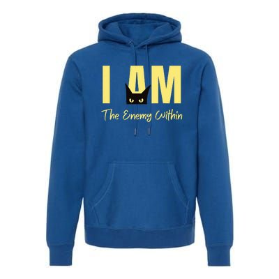 I Am The Enemy Within Kamala Harris Walz 2024 Merch Commala Premium Hoodie