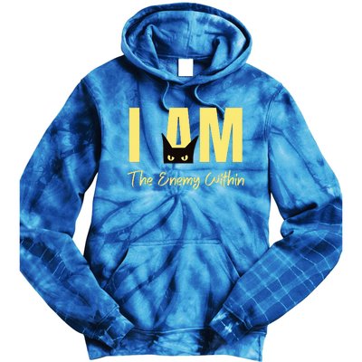 I Am The Enemy Within Kamala Harris Walz 2024 Merch Commala Tie Dye Hoodie