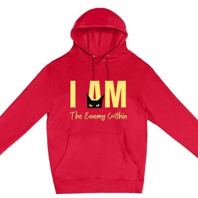 I Am The Enemy Within Kamala Harris Walz 2024 Merch Commala Premium Pullover Hoodie