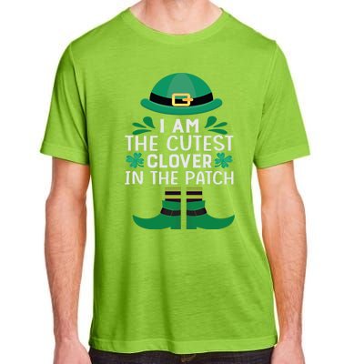 I Am The Cutest Clover In The Patch Meaningful Gift St Patrick's Day Gift Adult ChromaSoft Performance T-Shirt