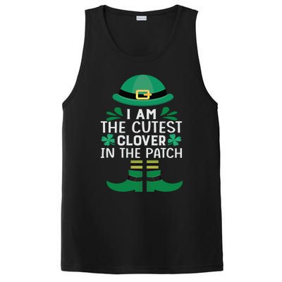 I Am The Cutest Clover In The Patch Meaningful Gift St Patrick's Day Gift PosiCharge Competitor Tank