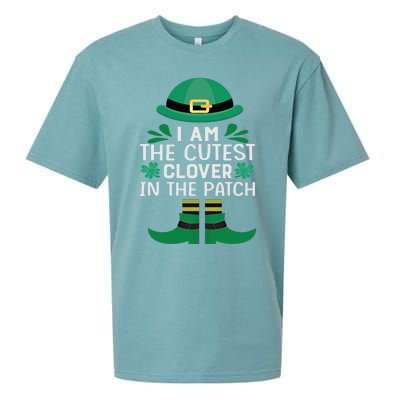 I Am The Cutest Clover In The Patch Meaningful Gift St Patrick's Day Gift Sueded Cloud Jersey T-Shirt