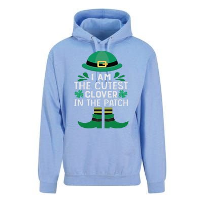 I Am The Cutest Clover In The Patch Meaningful Gift St Patrick's Day Gift Unisex Surf Hoodie