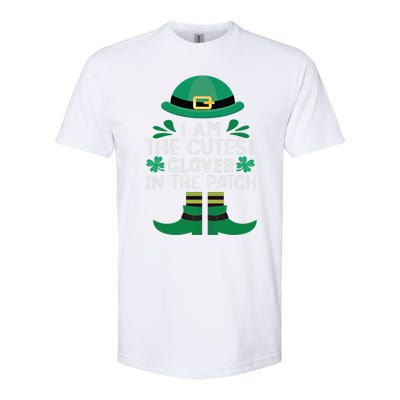 I Am The Cutest Clover In The Patch Meaningful Gift St Patrick's Day Gift Softstyle CVC T-Shirt