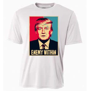 I Am The Enemy Within Pun Harris And Trump Cooling Performance Crew T-Shirt