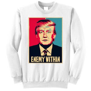 I Am The Enemy Within Pun Harris And Trump Sweatshirt