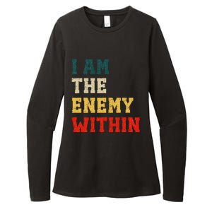 I Am The Enemy Within Kamala Harris Vs Trump Womens CVC Long Sleeve Shirt