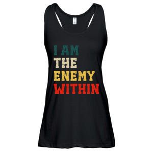 I Am The Enemy Within Kamala Harris Vs Trump Ladies Essential Flowy Tank