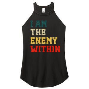 I Am The Enemy Within Kamala Harris Vs Trump Women's Perfect Tri Rocker Tank