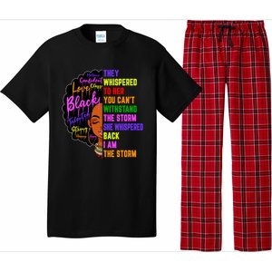 I Am The Storm Black Juneteenth Black History Month Meaningful Gift Pajama Set