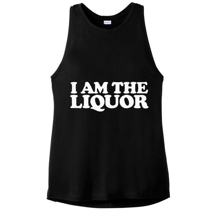 I Am The Liquor Ladies PosiCharge Tri-Blend Wicking Tank