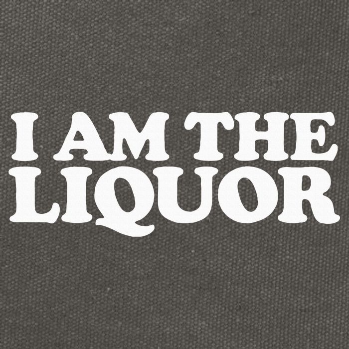 I Am The Liquor Cotton Canvas Backpack