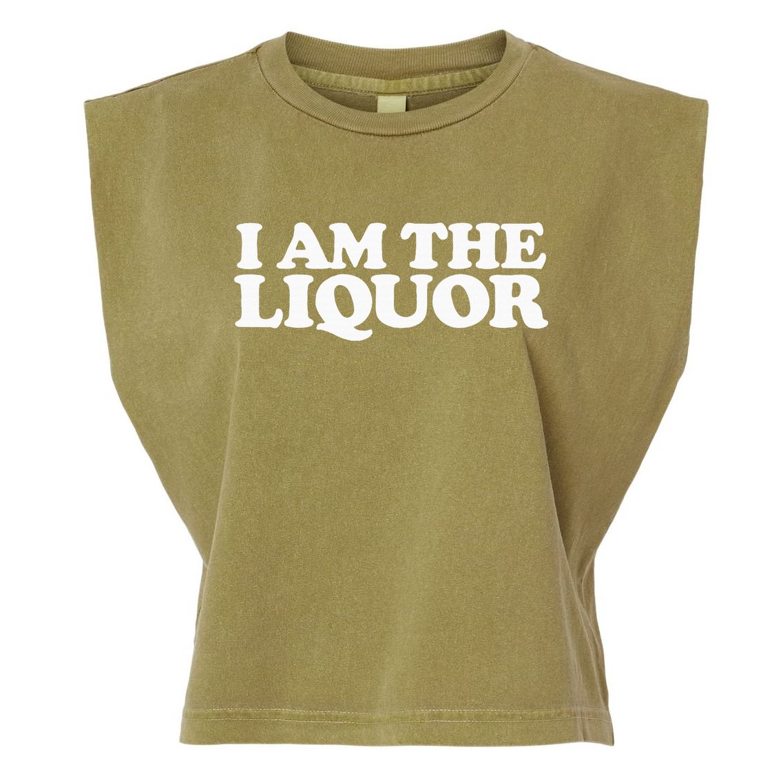 I Am The Liquor Garment-Dyed Women's Muscle Tee