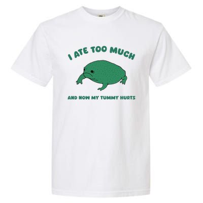 I Ate Too Much And My Tummy Hurts Garment-Dyed Heavyweight T-Shirt