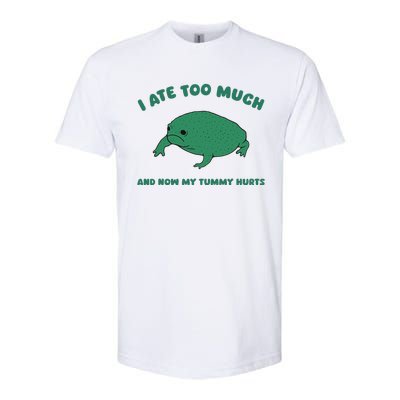 I Ate Too Much And My Tummy Hurts Softstyle CVC T-Shirt