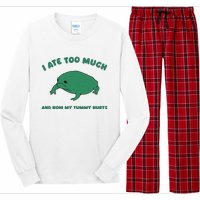 I Ate Too Much And My Tummy Hurts Long Sleeve Pajama Set