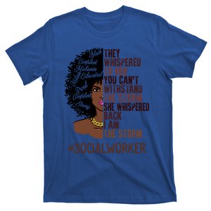 I Am The Storm Social Worker African American Gift T-Shirt