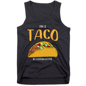 Im A Taco In A Human Costume Halloween Cosplay Easy Outfit Tank Top