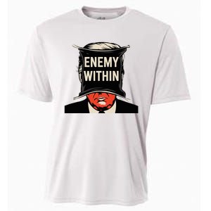 I Am The Enemy Within Pun Harris And Trump Cooling Performance Crew T-Shirt