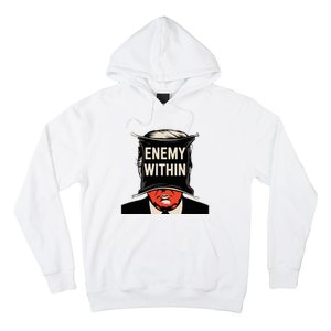 I Am The Enemy Within Pun Harris And Trump Hoodie