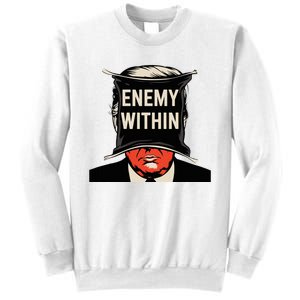 I Am The Enemy Within Pun Harris And Trump Sweatshirt