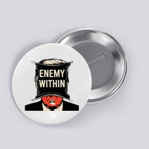 I Am The Enemy Within Pun Harris And Trump Button