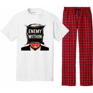 I Am The Enemy Within Pun Harris And Trump Pajama Set