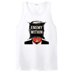 I Am The Enemy Within Pun Harris And Trump PosiCharge Competitor Tank