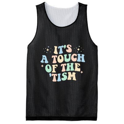 ItS A Touch Of The Tism Autism Month Mesh Reversible Basketball Jersey Tank