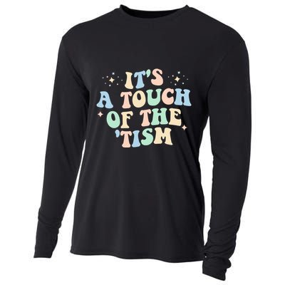 ItS A Touch Of The Tism Autism Month Cooling Performance Long Sleeve Crew