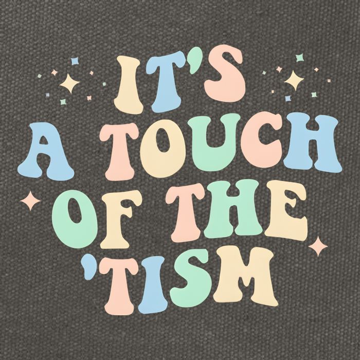 ItS A Touch Of The Tism Autism Month Cotton Canvas Backpack