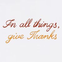 In All Things Give Thanks Thanksgiving Inspirational Wool Snapback Cap