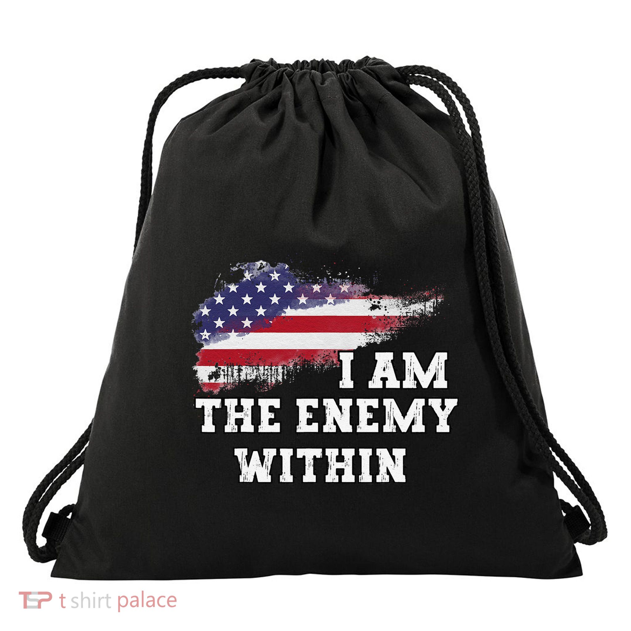 I Am The Enemy Within Gift Drawstring Bag