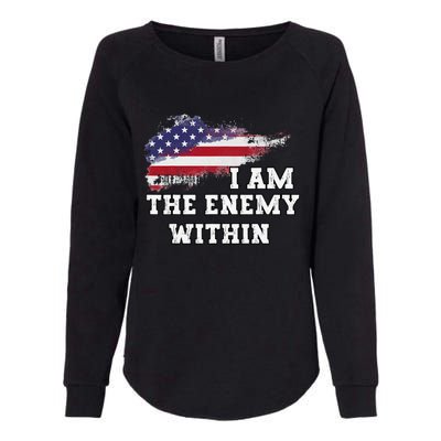 I Am The Enemy Within Gift Womens California Wash Sweatshirt