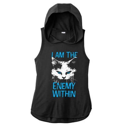 I Am The Enemy Within Kamala Harris 2024 Merch Ladies PosiCharge Tri-Blend Wicking Draft Hoodie Tank