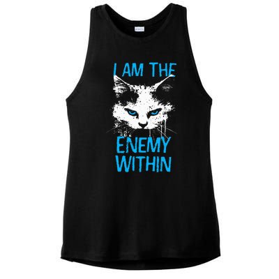 I Am The Enemy Within Kamala Harris 2024 Merch Ladies PosiCharge Tri-Blend Wicking Tank