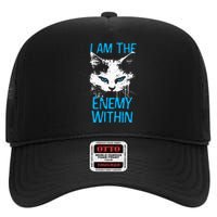 I Am The Enemy Within Kamala Harris 2024 Merch High Crown Mesh Back Trucker Hat