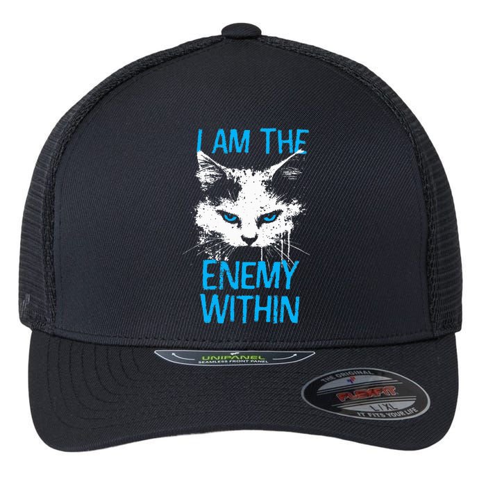 I Am The Enemy Within Kamala Harris 2024 Merch Flexfit Unipanel Trucker Cap