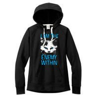 I Am The Enemy Within Kamala Harris 2024 Merch Women's Fleece Hoodie