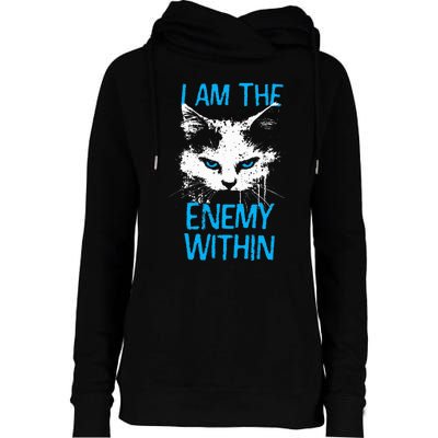 I Am The Enemy Within Kamala Harris 2024 Merch Womens Funnel Neck Pullover Hood