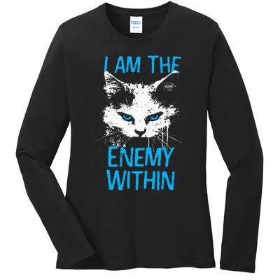 I Am The Enemy Within Kamala Harris 2024 Merch Ladies Long Sleeve Shirt