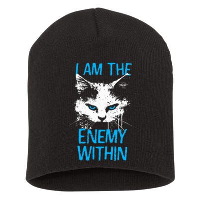 I Am The Enemy Within Kamala Harris 2024 Merch Short Acrylic Beanie