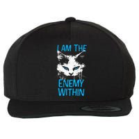 I Am The Enemy Within Kamala Harris 2024 Merch Wool Snapback Cap