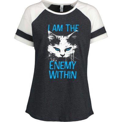 I Am The Enemy Within Kamala Harris 2024 Merch Enza Ladies Jersey Colorblock Tee