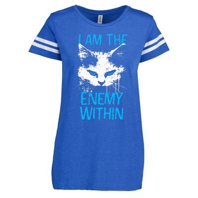 I Am The Enemy Within Kamala Harris 2024 Merch Enza Ladies Jersey Football T-Shirt